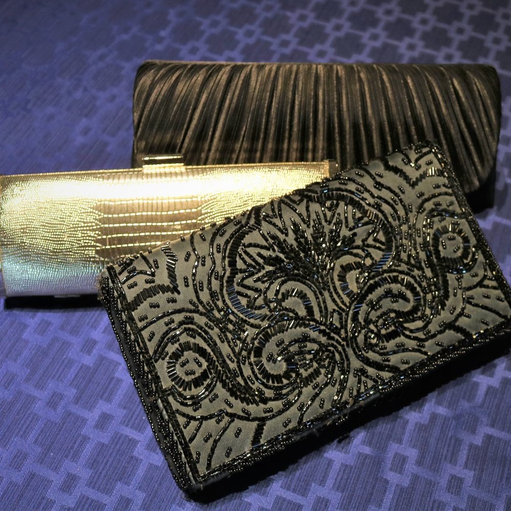 A Set of 3 Dress Clutch Purses